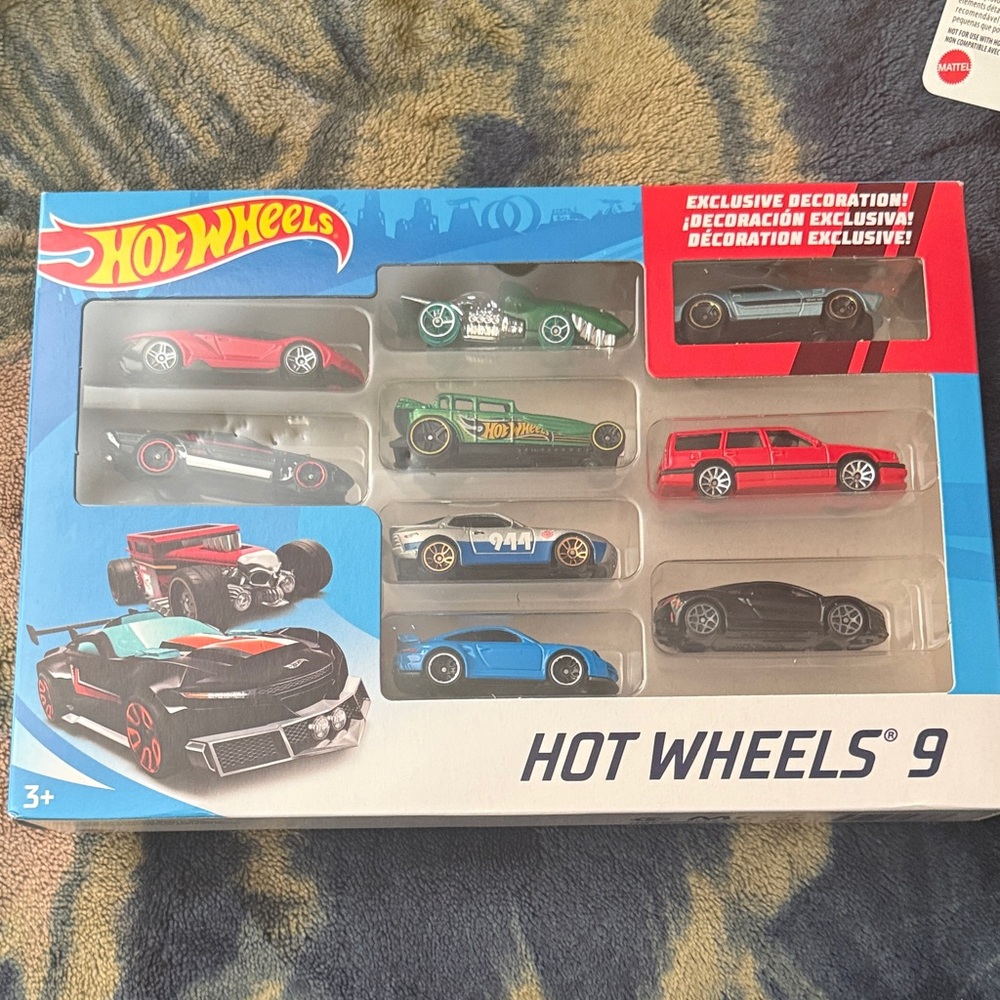 Boss 9-Car Set - Red, Blue, Black Collection